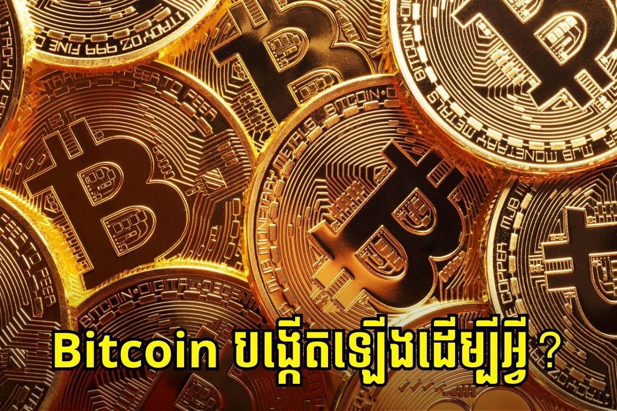 ហេតុអ្វី Bitcoin ត្រូវបានបង្កើតឡើង